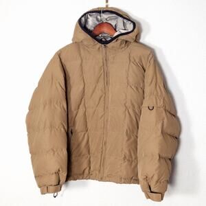 Eddie Bauer Goose Down Puffer Jacket Brown Men’s XL Vintage Gorpcore